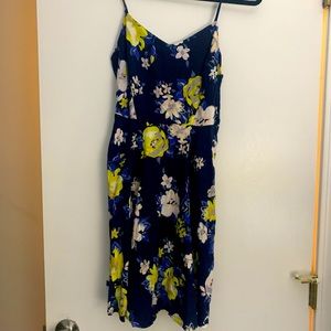 Old Navy, M, spaghetti strap floral dress.